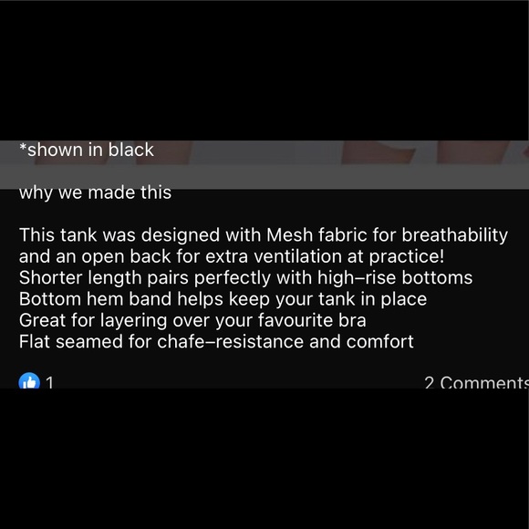 Ivivva Lululemon Mesh with the best black tank top sleeves athletic size 14 - Picture 9 of 9